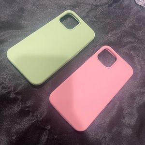 Pink & Green iPhone 12 Pro Max case